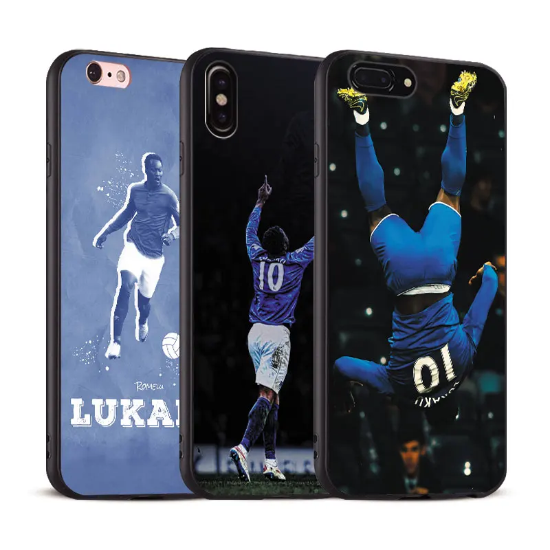 

Romelu Lukaku Coque For Apple iPhone X 8Plus 8 7Plus 7 6SPlus 6s 6Plus 6 Se 5s 5 Soft Silicone Tpu Phone Case Shell Cover