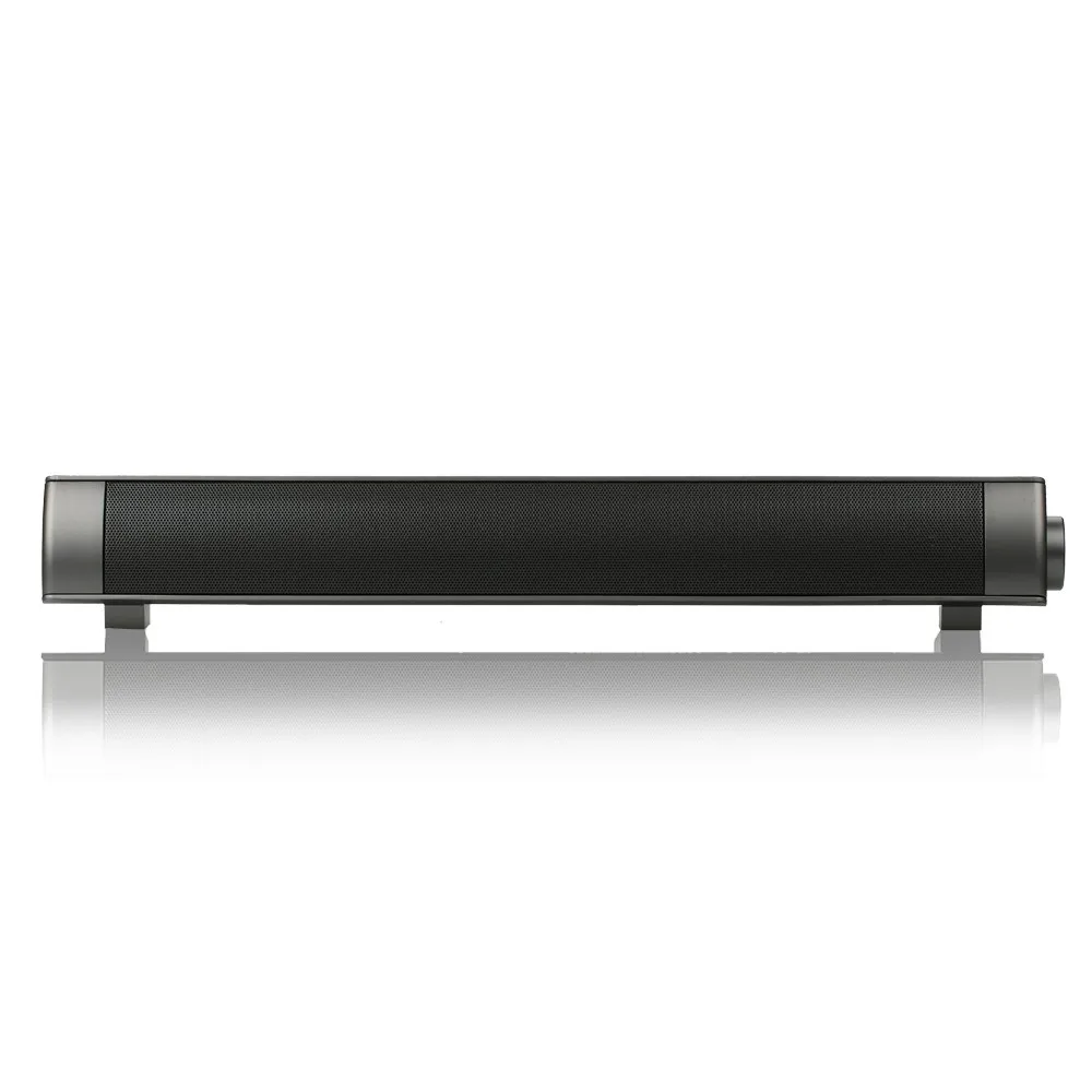 TOPROAD 10 Вт Bluetooth динамик звуковая панель беспроводной сабвуфер звуковой приемник стерео супер бас Громкий динамик для iPhone ТВ телефона - Цвет: sliver
