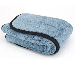 Супер толстое плюшевое полотенце из микрофибры для чистки машины ткань Влажная и сухая удаляет от пыли и грязи автомобиль протирает
