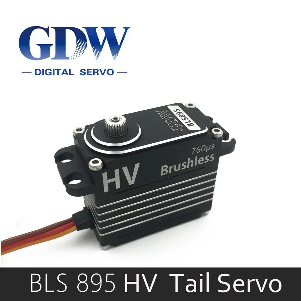

Free Shipping GDW BLS895 HV Brushless Standard Tail Servos for Helicopter