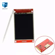 1 шт. J34 F85 240x320 2," SPI TFT lcd Сенсорная панель модуль последовательного порта с PCB ILI9341 5 В/3,3 В