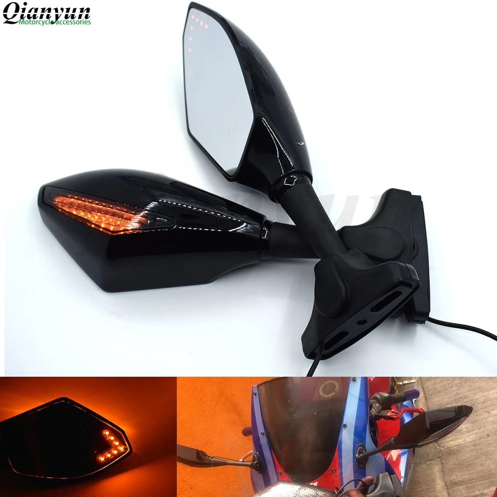

Universal Motorcycle LED Steering Light Flash Rearview Mirror Side View Mirror For KTM 390 200 125 Duke RC125 RC200 RC390