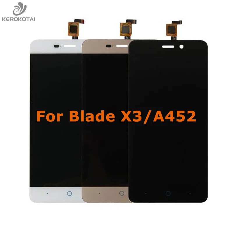 Для ZTE BLADE X3 A452 ЖК-дисплей сенсорный экран дигитайзер полная сборка LCD | Мобильные