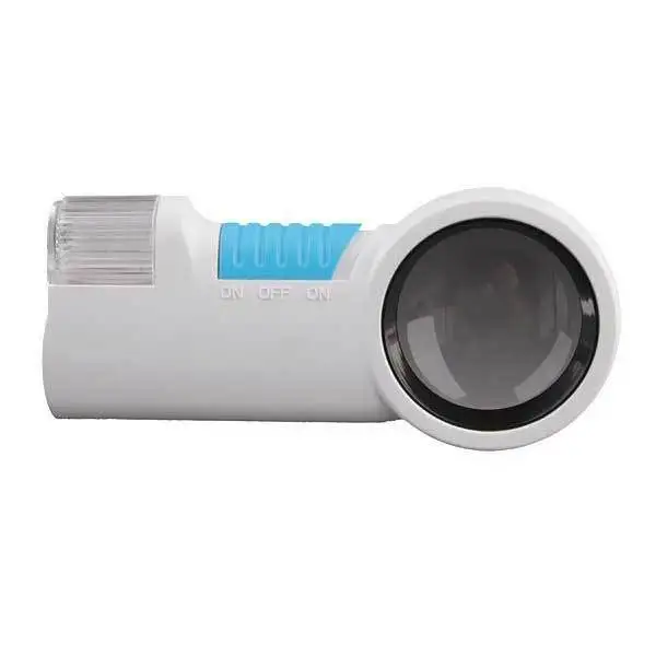 Dimona 8X Multifunctional Magnifier 2 LED Light Hand Held Magnifier