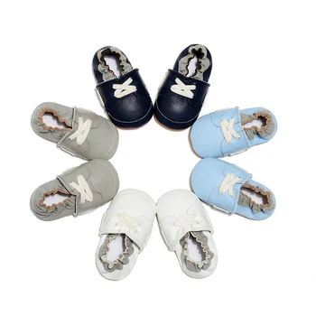 

2019 Spring Newborn Baby PU Leather Breathable Anti-Slip Shoes Infant Kids Baby Girls Shoes First Walkers #05