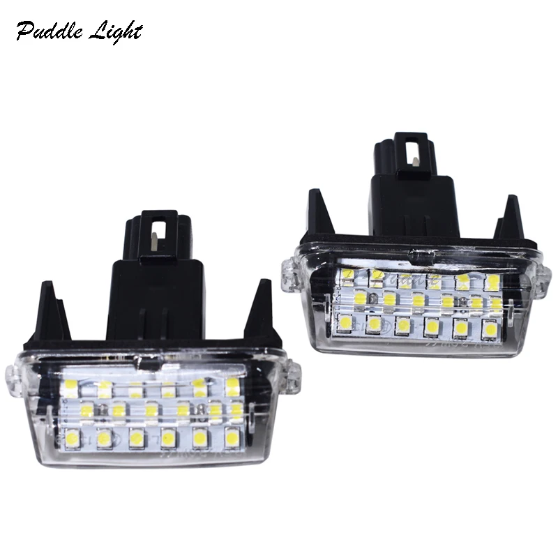 

2x 18Smd For Toyota Yaris/Vitz Camry Corolla Prius C Ractis Verso S Led Licence Number Plate LED Lamp Light OEM REPLACE