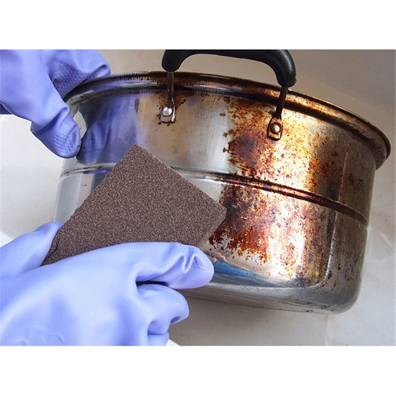 10 шт. новая Carborundum Волшебная кухонная губка щетка для мытья дома очиститель