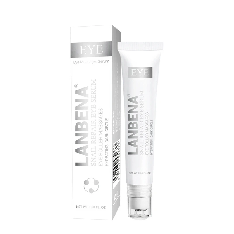 

2pcs Peptide Anti Aging Serum Snail Repair Eye Cream Anti-Wrinkle Snail Repair Dark Circle Anti-Puffiness Skin Care Whitening