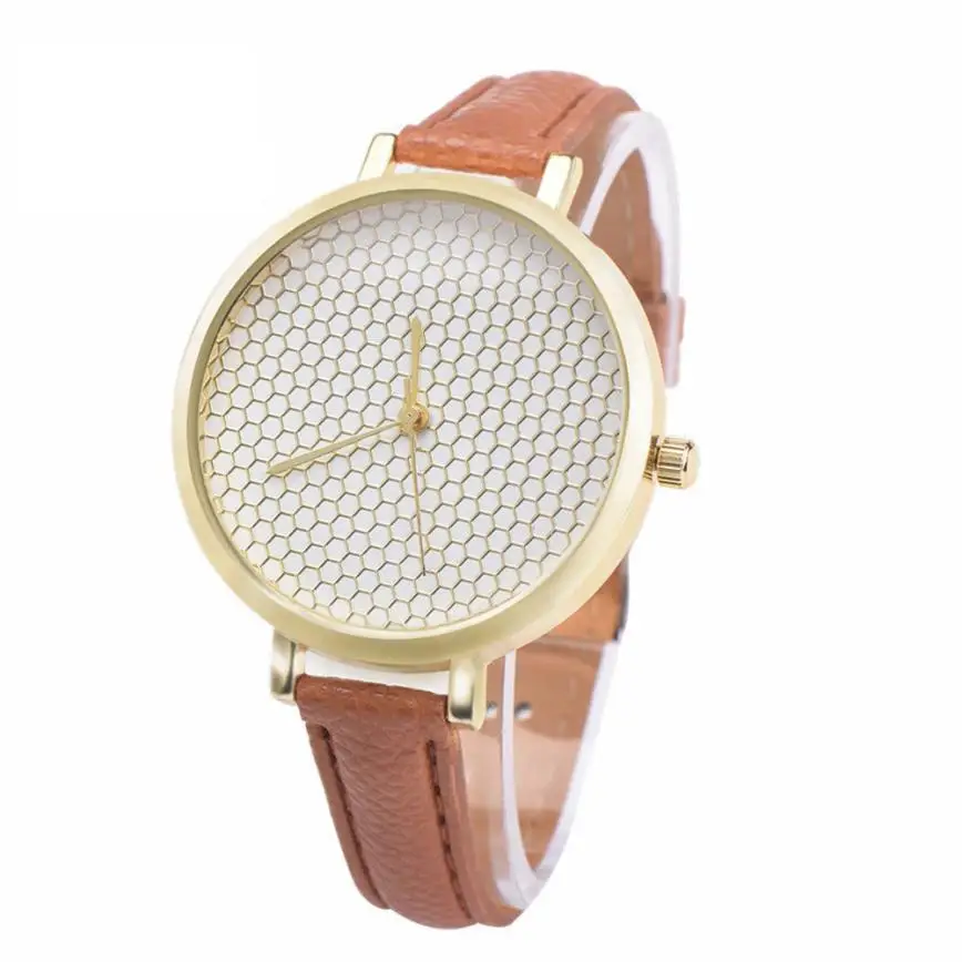 

Women Bracelet Watch Famous brand Ladies printing Leather Analog Quartz Wrist Watch Clock Women relojes mujer 2018 Fashion #D
