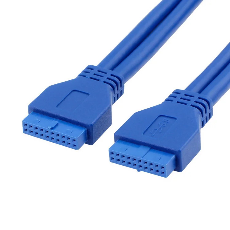 USB3.0 20Pin Женский к USB 3 0 20 Pin мужской удлинитель материнская плата 20pin заголовок