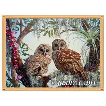 

5D Diamond Embroidery Home Decoration Diamond Painting Cross Stitch Animals Owls Crystal Full Round Rhinestones Mosaic Pattern