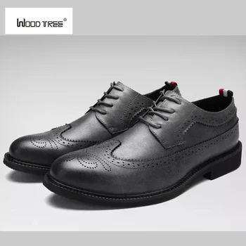 

WOODTREE 2018 New arrival Casual shoes fur shoes lace-up