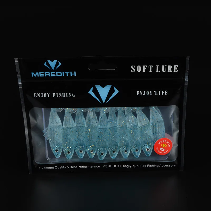Популярный магазин розничной продажи MEREDITH мягкие приманки и наживки для рыбалки