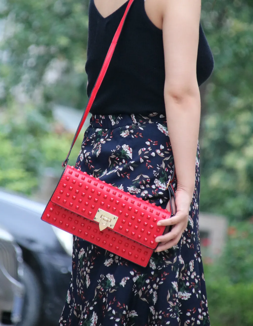 Модный кошелек с заклепками, женский клатч, сумочка, вечерняя сумочка, женская брендовая сумка на плечо, сумка-мессенджер, 7210