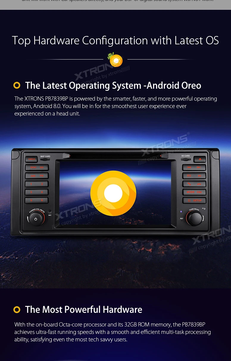 Top Android 8.0 Oreo OS 7" Car DVD for BMW E39 M5 1999-2003 & BMW E39 1995-2003 & BMW 7 Series E38 1994-2001 with 4GB RAM 32GB ROM 4 Top Android 8.0 Oreo OS 7" Car DVD for BMW E39 M5 1999-2003 & BMW E39 1995-2003 & BMW 7 Series E38 1994-2001 with 4GB RAM 32GB ROM 4