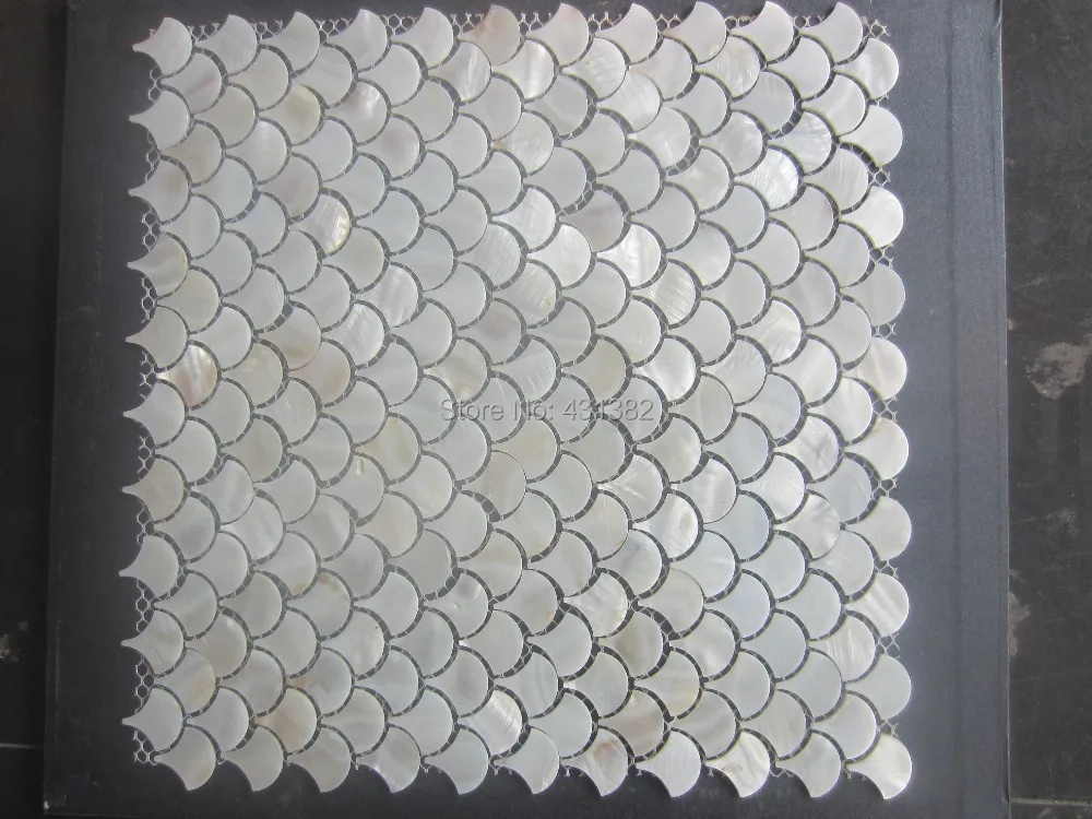 11pcs Mother Of Pearl Tile Fan Shaped Shell Mosaic For Wall 11pcs Mother Of Pearl Tile Fan Shaped Shell Mosaic For Wall Tiles White Bathroom Mosaico In Wallpapers From Home Improvement