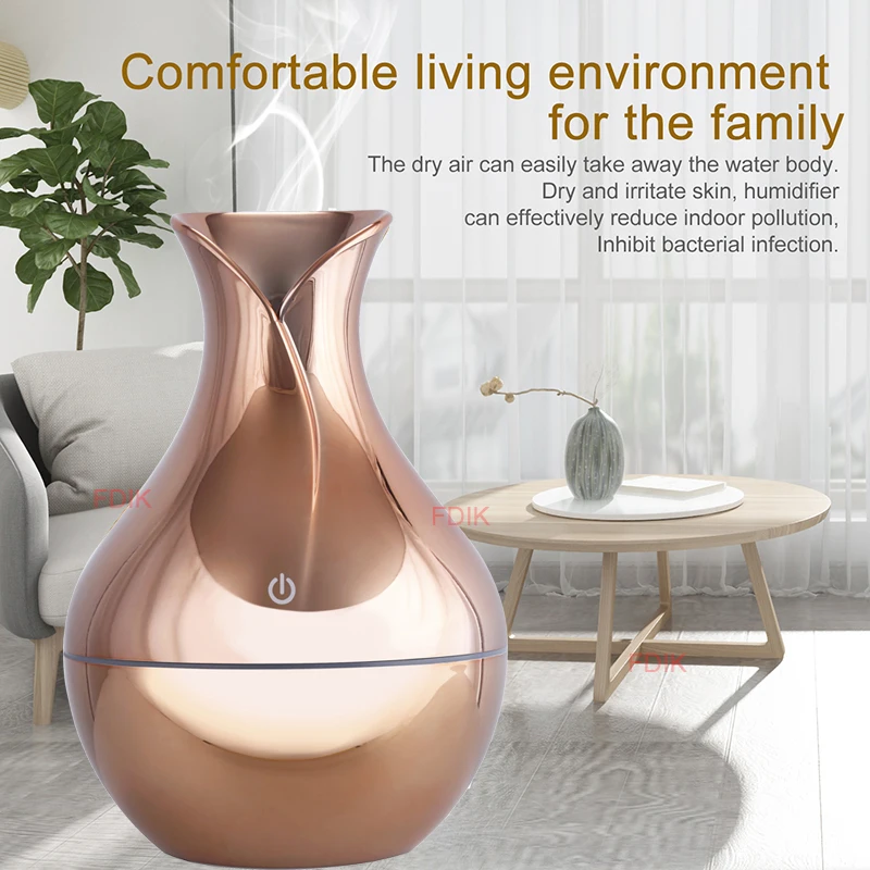  USB Aroma Essential Oil Diffuser Ultrasonic Cool Mist Humidifier Air Purifier 7 Color Change LED Ni