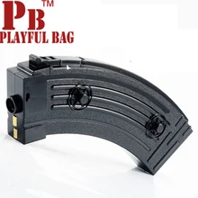 PB игривый сумка гель мяч оружие журнал открытый Спортивные аксессуары небольшой moon Ak47 7-8 мм может использоваться параллельно журналы