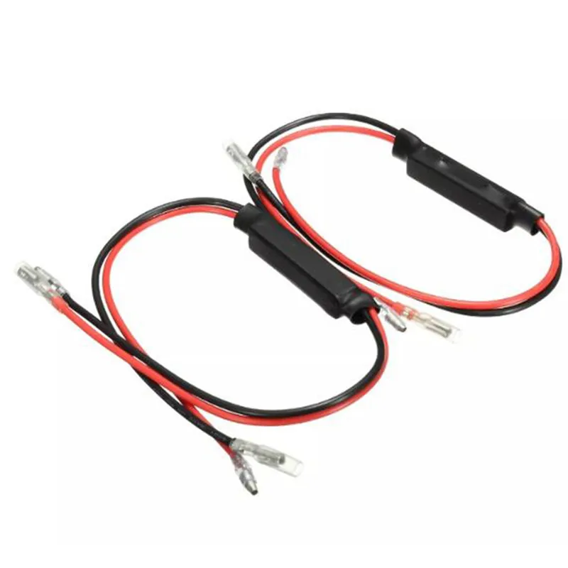 

2Pcs Motorcycle LED Turn Signal Resistor Indicator 12V 10W Load Resistor Flasher Flash Blinker 10Ohm