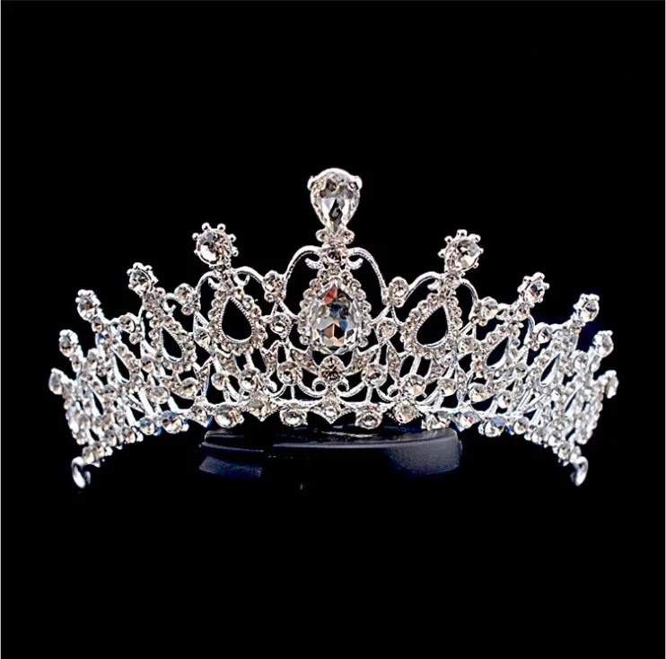

Crystal headpieces Jewelry Crown Cinderella Make Over Tiara Princess Theme Prom Prop Granddaughter Gifts Crown Tiara