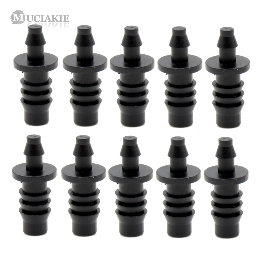 

MUCIAKIE 10PCS Multi Functional Water Hose End Plug for 1/4'' 3/8'' Hose Micro Drip Irrigation Accessories Tubing End Connectors