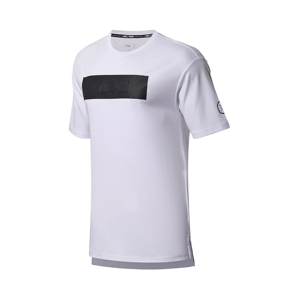 Мужские футболки Li Ning для баскетбола классический крой из 100% хлопка дышащая
