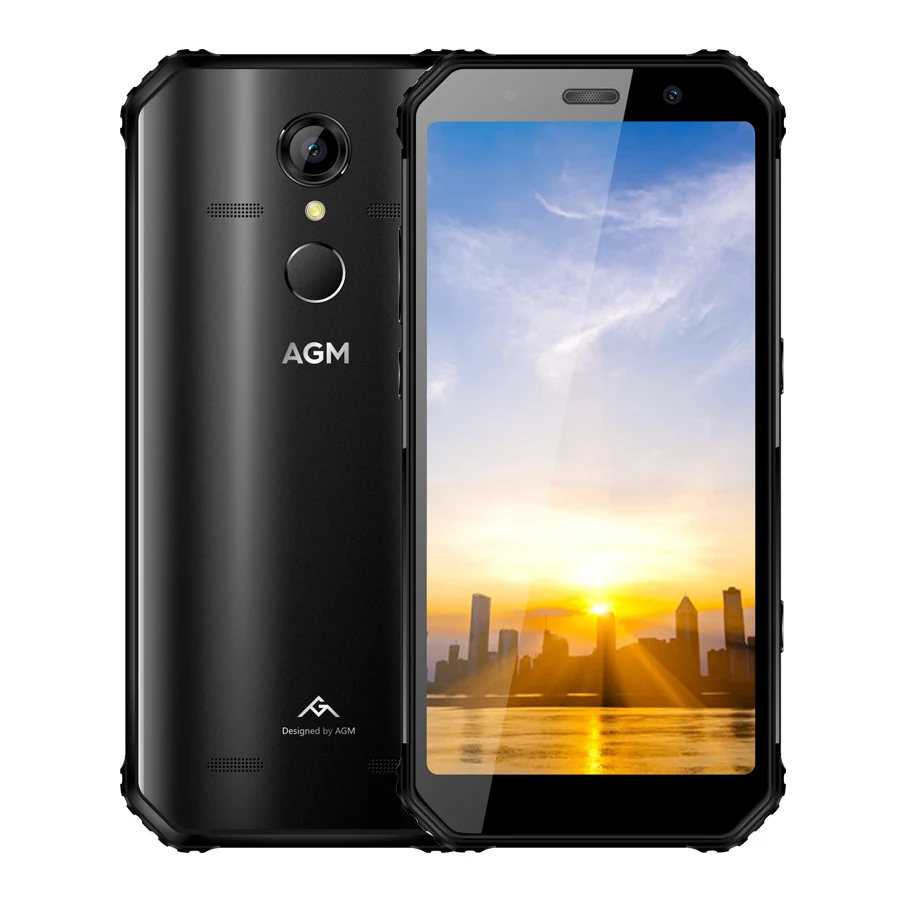 AGM A9 смартфон с 5 дюймовым дисплеем восьмиядерным процессором Qualcomm ОЗУ 4 Гб ПЗУ 64