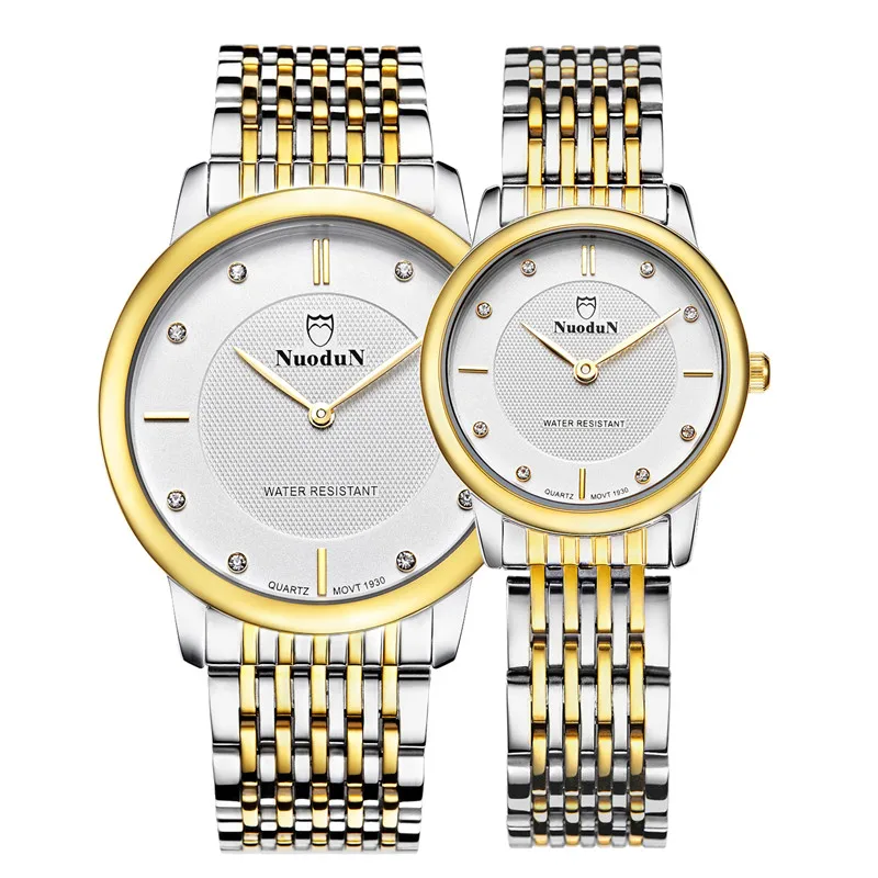High Quality Couple Watches For Lovers Fashion Waterproof Quartz Watch Simple Watches Men Luxury Wristwatch Montres