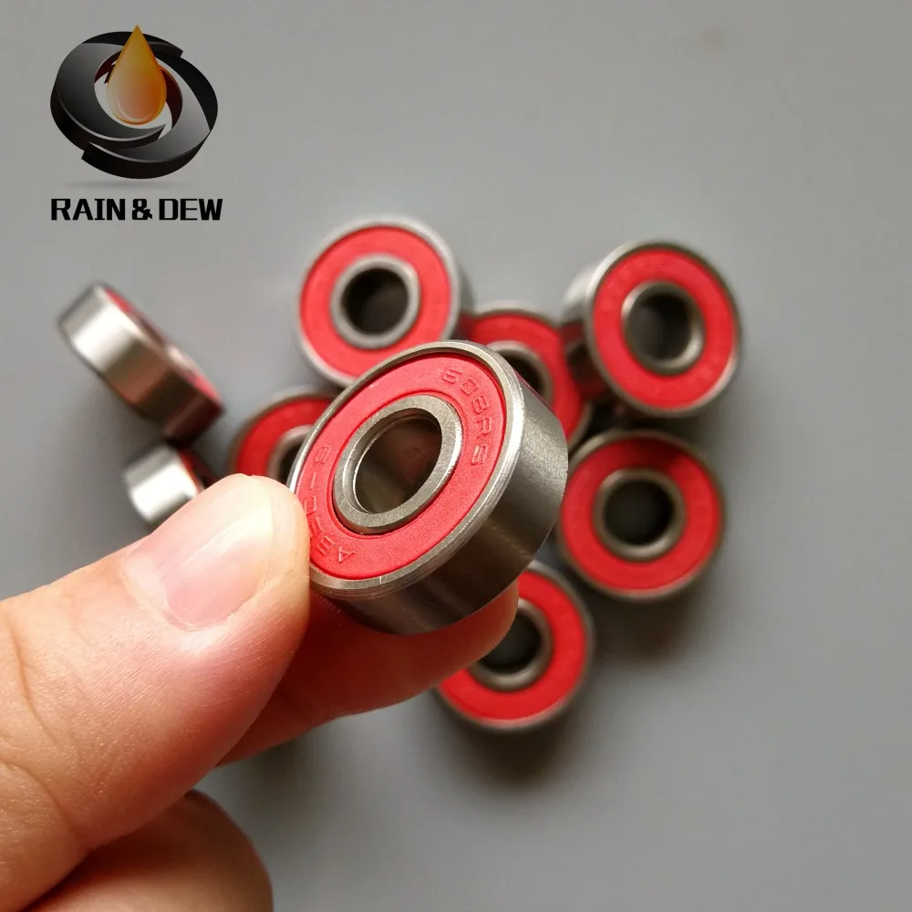 608 2RS REDS прецизионные Скейт Скейтборд Подшипники 8X22X7 роликовые коньки подшипник