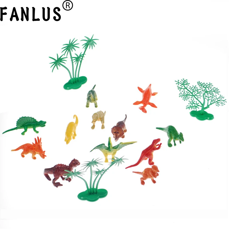 FANLUS Mini Dinosaurs Cake Decorating Supplies 12