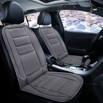 

12V Car Heated Seat Cushion Car Van Front Seat Hot Heater Heated Pad Cushion Winter Warmer Cover