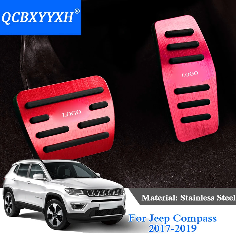 QCBXYYXH For Jeep Compass 2017 2019 Car Styling Car Foot Pedals Pad