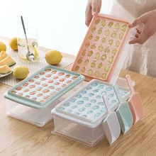Форма фруктов домашний лоток для кубиков льда крышка для домашнего изготовления замороженного льда хоккейная форма