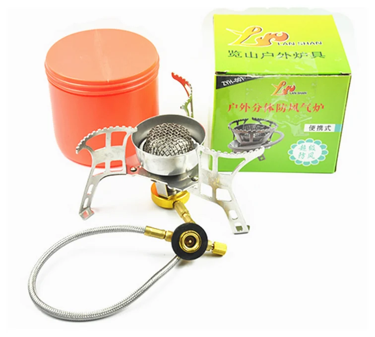 

New Split Outdoor Windproof Stove Gas Stove Camping Hiking Stove ZYH-001