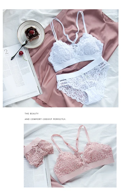 Lilymoda Womens Lace Embroidered Bra And Panty Set Back Ultrathin, Sexy  Lingerie Q0705 From Sihuai03, $13.27