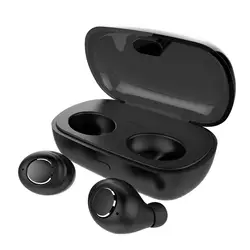 Новый вкладыши Беспроводной мини 5,0 Bluetooth гарнитура стерео звук СПЦ спортивные наушники IPX5 Водонепроницаемый Портативный Bluetooth наушники
