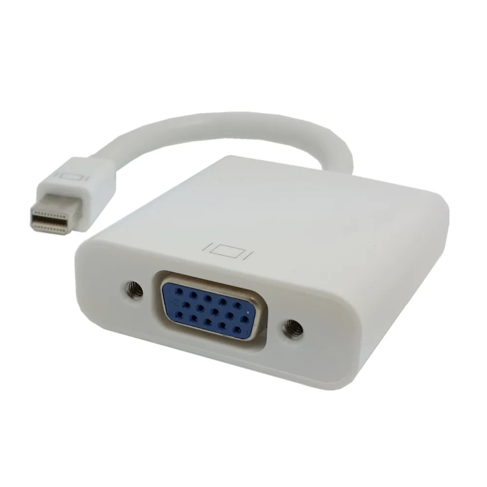 

10pcs/lot Cablecc Active Mini DisplayPort DP to VGA RGB Female Adapter Cable Support ATI Eyefinity