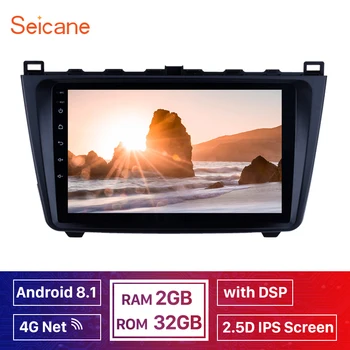 

Seicane Car Multimedia Player 2din Android 8.1 GPS for Mazda 6 Rui wing 2008 2009 2010 2011 2012 2013 2014 wifi car radio DSP