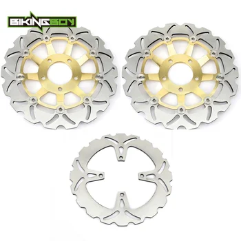 

BIKINGBOY For SUZUKI GSX 600 750 F 1989-1997 GSF 400 Bandit N V VZ GSX 400 Impulse GS 400 SS Front Rear Brake Discs Disks Rotors
