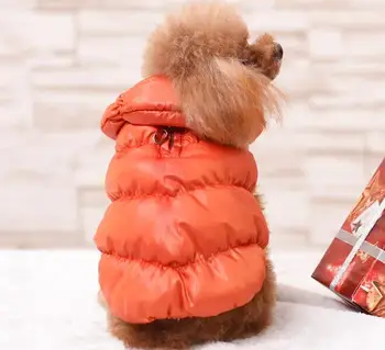 

Pet clothing down jacket pet clothes winter personality neck zipper dog clothes