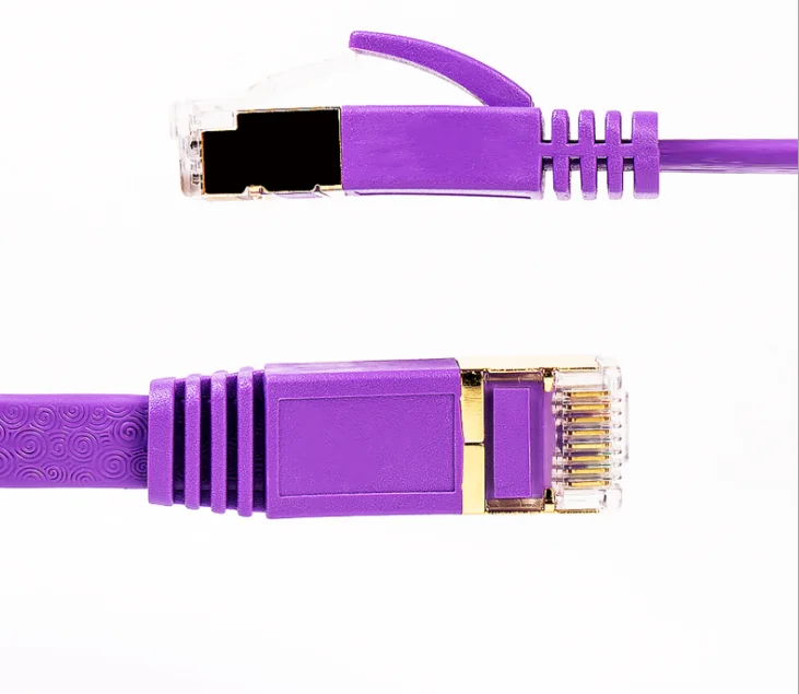 

Seven types of flat network cable pattern flat shield network jumper YA5
