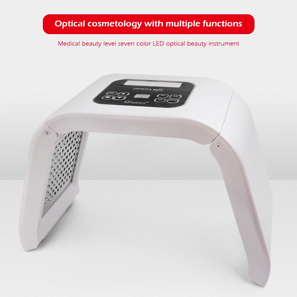  Professional 7 Colors PDT Led Mask Facial Light Therapy Skin Rejuvenation Device Spa Acne Remover A - 33010640449