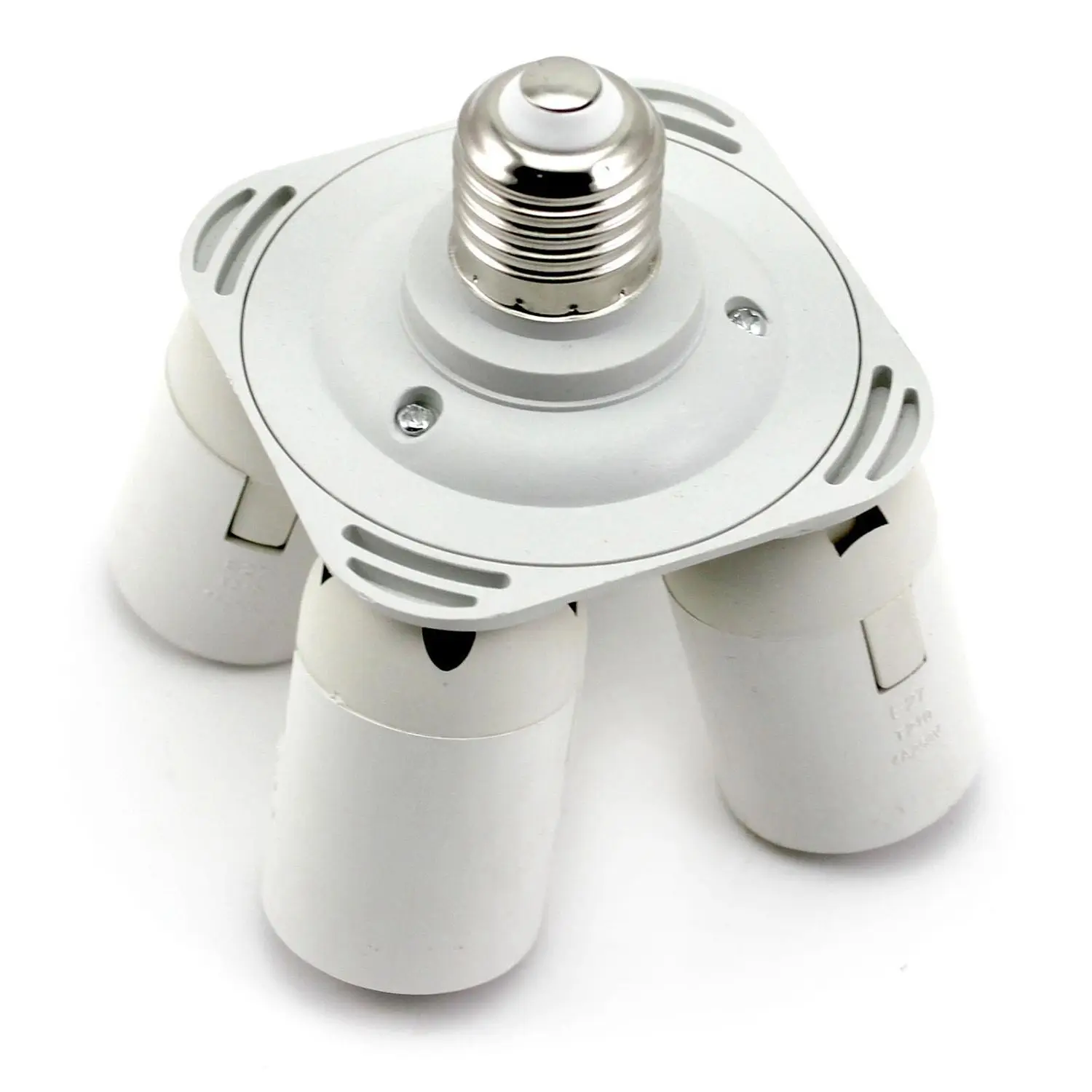 4 in 1 E27 Socket Splitter Adapter Studio Photo Kit Light Lamp Bulb