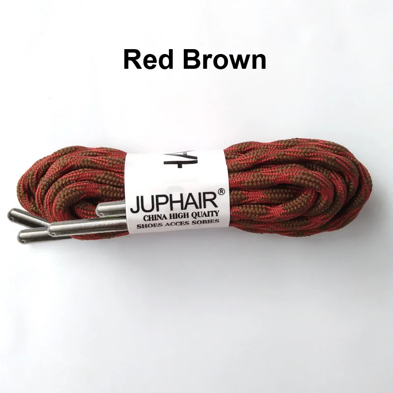 1 Pair Outdoor Sports Casual Multicolor Bumps Round Shoelace Shoe Lace Sneaker Shoelaces Skate Boot Laces High-grade Metal Head