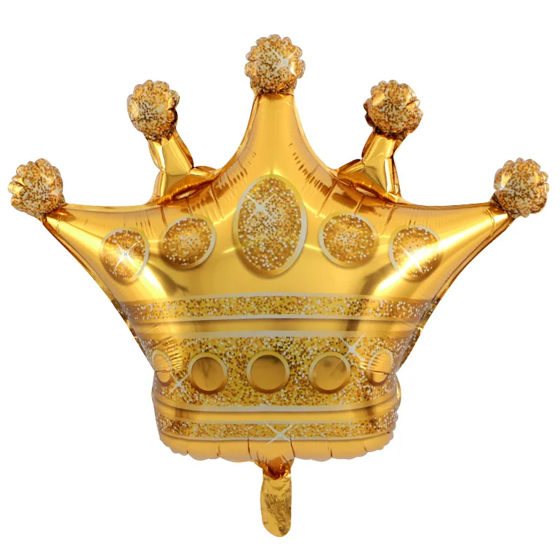 

1pcs large gold crown helium balloon princess crown foil balloons for happy birthday wedding party baby decoration