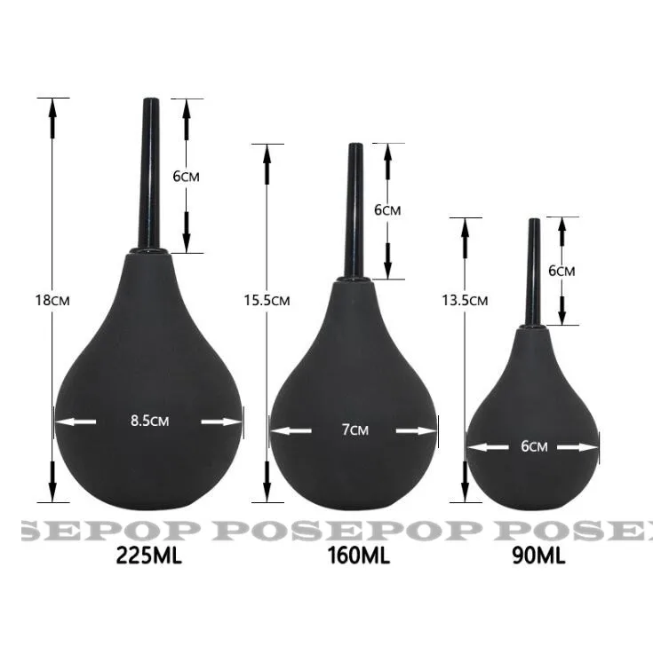 POSEPOP медицинские материалы клизмы лампа Унисекс Женская гигиена Ректальный шприц, очиститель Douche система толстой кишки анальный Очиститель 4 размера