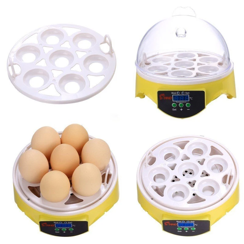 7 Eggs Incubator Chicken Duck Bird Poultry Digital Automatic Hatcher Hatching 7 Eggs Incubator Chicken Duck Bird Poultry Digital Automatic Hatcher Hatching
