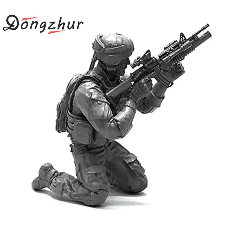 

Dongzhur 1/35 Resin Figures Scale Model Diy Assembled Toy Fashion Gifts For Friends Resin Soldier Model Loo-01