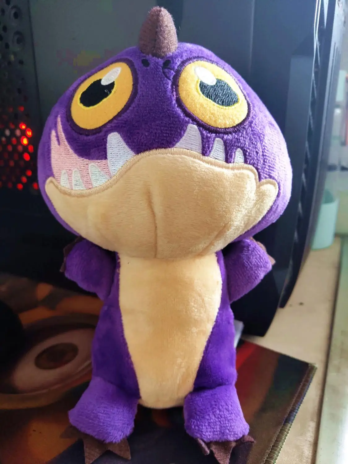 purple dragon stuffed animal