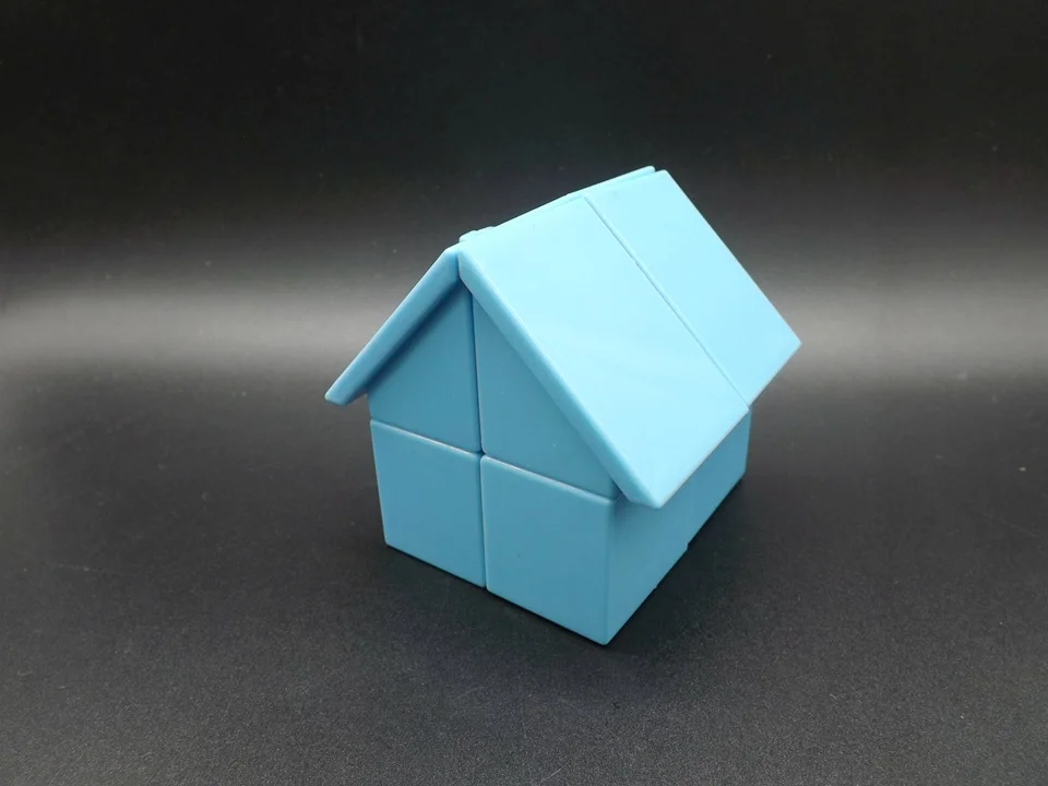 Синий дом волшебный куб головоломка новинка гаджет ранняя голова старт Обучающие игрушки детские подарки